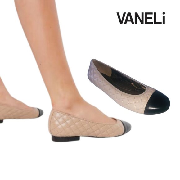 Like New - Vaneli Flats Serene Pudding Nappa Size 10 - Picture 7 of 16